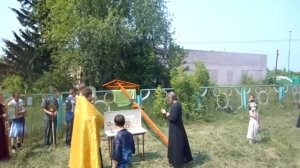 В селе Улановка на месте разрушенного храма крестохо