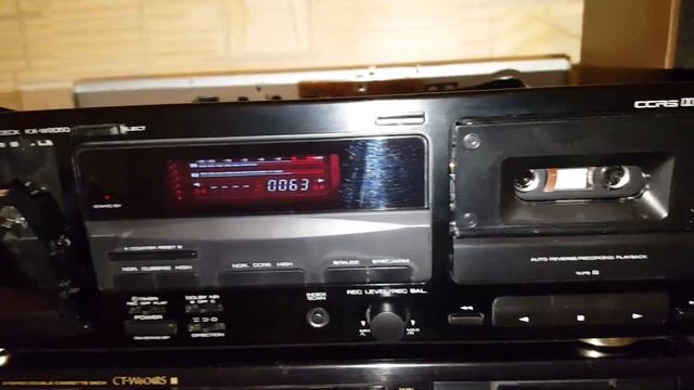 Kenwood KX-W2050.Обзор кассетной деки. смотреть онлайн