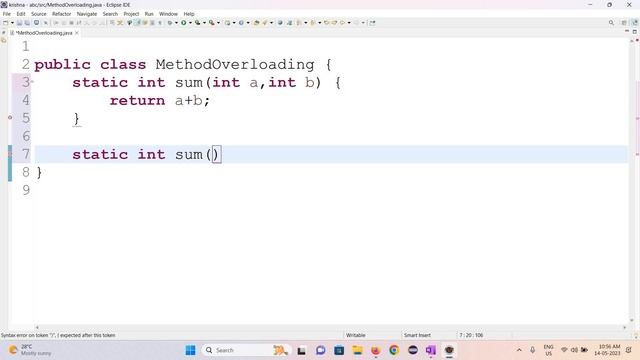 Method Overloading