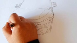 Как нарисовать машину BMW для детей.How to draw a BMW car for kids.