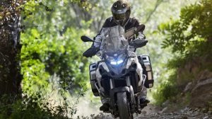 Картинка мотоцикл. Бенели ТРК 502, 2018 год, супербайк, Бенели, райдер, оффроад.