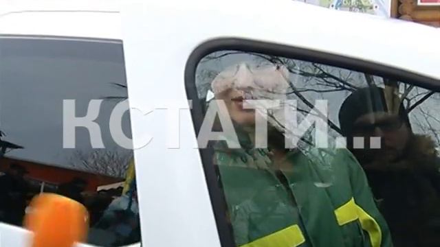 Фламинго заблудившихся и спасенных от морозов представили широкой публике смотреть онлайн