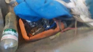 Горение торфа.