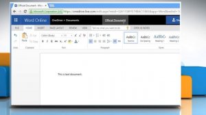 How to use Microsoft® Word Online ( Tutorial Part 1)