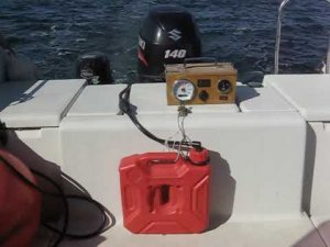 Замер часового расхода бензина мотором Tohatsu MFS-6B в экономичном режиме