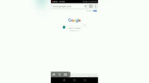 How to use mouse function on android web browser.