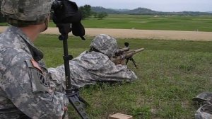 Firing the M110 SASS