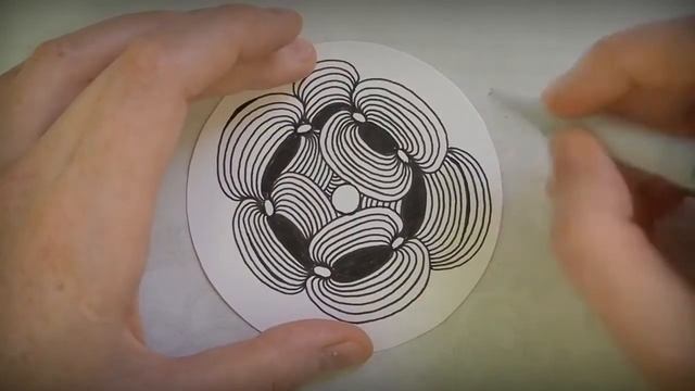 КОШАЧЬЕ ЛОГОВО | Медитативное рисование в стиле Zen-art смотреть онлайн