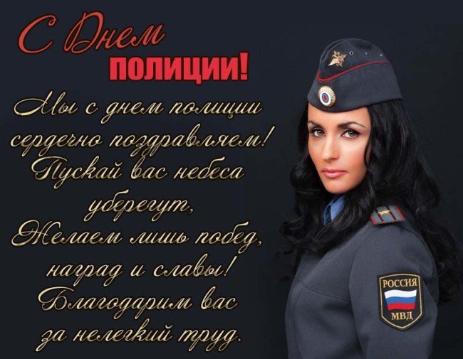 С Праздником! С Днем Милиции и Полиции!