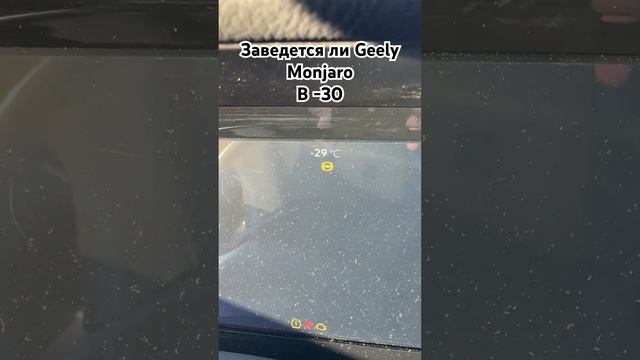 Geely Monjaro в мороз. А говорят китайцы не выдерживают русскую зиму))