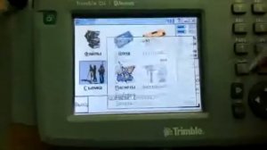 Съемка и вынос точек Trimble S6 контроллер TCU