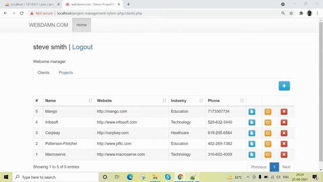 Project Management System with PHP and MySQL - PHP Project