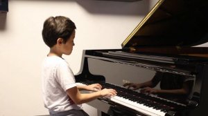 Invention 4, Piano by Leo (9 years old). J.S. Bach, BWV 775