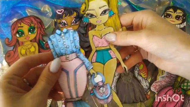 ? НОВЫЕ БУМАЖНЫЕ КУКЛЫ  ? ЯРКИЙ ГАРДЕРОБ ??? #бумажныекуклы #мирбумажек #бумажныймир #dolls