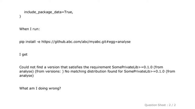 Django : How to write setup.py to include a Git repository as a dependency смотреть онлайн