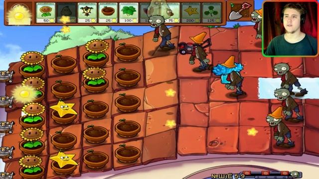 АЛО, РАБОЧИЙ СТОЛ ? ВЫЛЕТАЕМ ! ⇶ Plants vs. Zombies Brutal Mode EX №22 смотреть онлайн