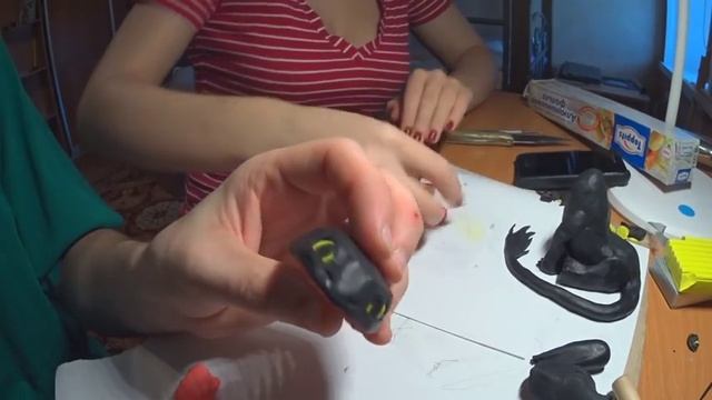 Как приручить дракона сделать своими руками. Беззубик из полимерной глины. смотреть онлайн