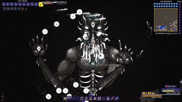 Terraria Supreme Buffed Terra Blade but Terrra Edge Projectiles vs Calamity Mod Boss Rush смотреть онлайн