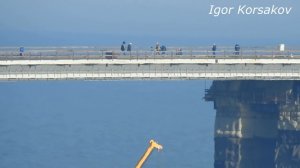 Крымский(14032018)мост! АМ мост почти готов к пуску движения! Масштаб впечатляет! Комментарий