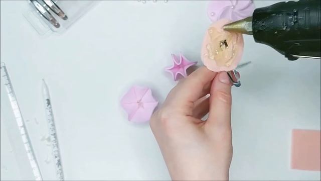 Зефирки из фоамирана | Детские заколки для волос