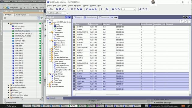 PLC S7-300 full tutorial connect with WinCC RunTime  and TIA Portal V17