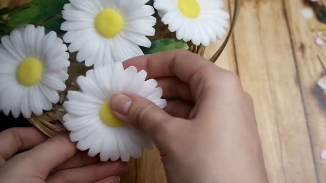Корзина мыльных ромашек ♥ Мыловарение