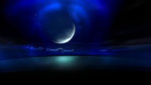 Free Motion Graphic Background ? Full Moon Night Sky VJ Loop.