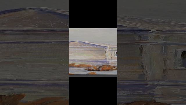 Маяк. Зима. Картина на заказ
