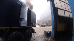 Испытания ППУ 1600 100 серии Unisteam M2 на шасси Урал