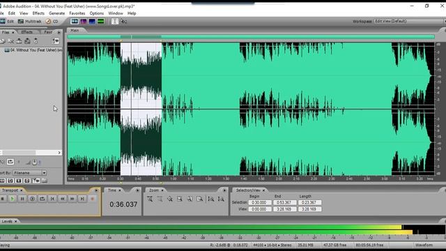 How to Remove Vocal From a Song Using Adobe Audition смотреть онлайн