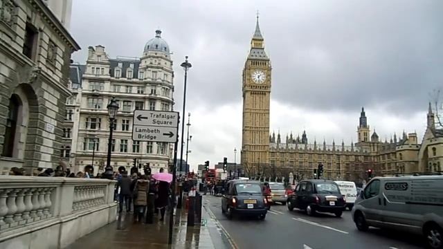 The Houses of Parliament & Big Ben, London смотреть онлайн