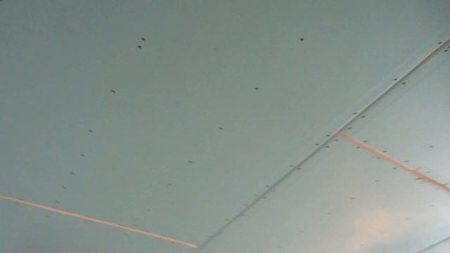 Монтаж гипсокартонного потолка в один уровень + шпаклёвка в 3 слоя + ниша под карниз  для штор!