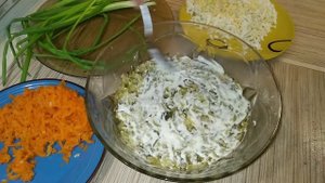 Рыбный салат "Северный".Очень нежный и сытный!