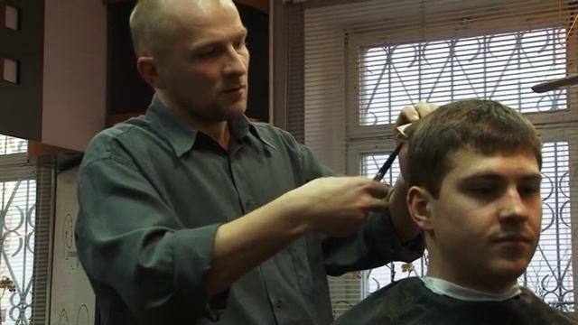 Канадка 2.Мужская стрижка.Мастер Сергей Степаненко
