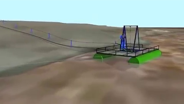 Добыча и промывка песка на реке Аракс в Армении смотреть онлайн