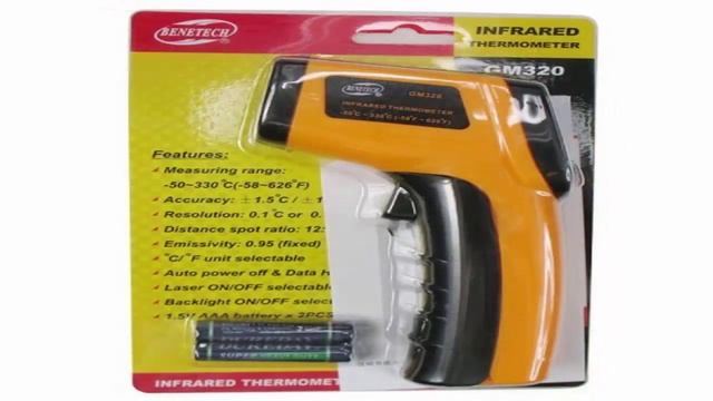 Все инструменты для домашнего мастера Бесконтактный инфракрасный термометр из Китая смотреть онлайн