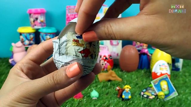 Disney Zaini, Minions, Shopkins Simpsons, Lego - 17 Surprise Eggs смотреть онлайн
