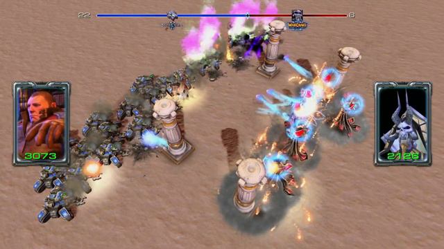 20 Void Rays vs 10 Flying Machines #warcraft #starcraft смотреть онлайн