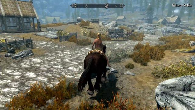 Skyrim Naked Magic Girl Explores Skyrim playthrough #14 смотреть онлайн