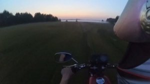 Покатушки#22. Чуть не попался ментам. Застрял на планете. Упал с мопеда.