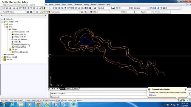 Video hướng dẫn tạo cao độ trên các đường đồng mức. смотреть онлайн