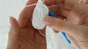 Вязание крючком - Подошва для пинеток.