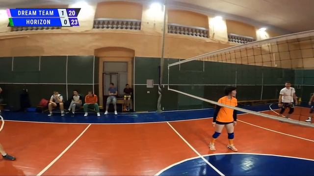 Волейбол от первого лица | «Dream Team» VS «Горизонт» | Товарищеская игра