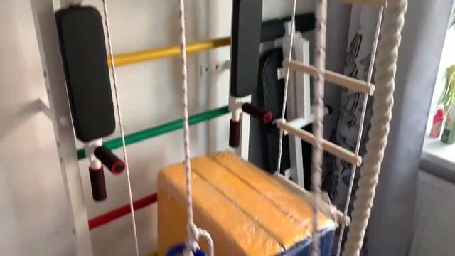 Установка шведской стенки и турник Рукоход смотреть онлайн