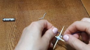 Мандала на двух зубочистках