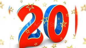 Музыкальная открытка! С 20 летием! Поздравления!