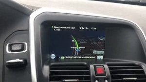 Штатная навигация Volvo Sensus Navigation XC60 2014