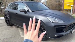 Porsche Cayenne - полное бронирование кузова в прозрачную матовую полиуретановую пленку