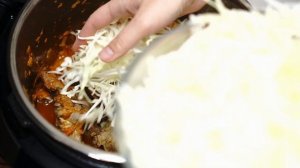 ЛУЧШИЙ рецепт ТУШЕНОЙ КАПУСТЫ со СВИНЫМИ РЕБРЫШКАМИ в мультиварке???