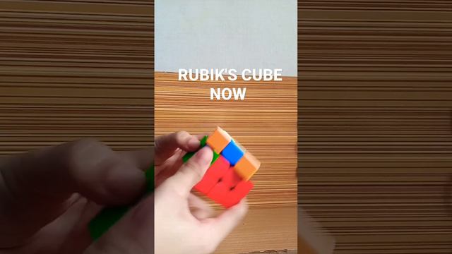 RUBIK'S CUBE THEN VS NOW😈